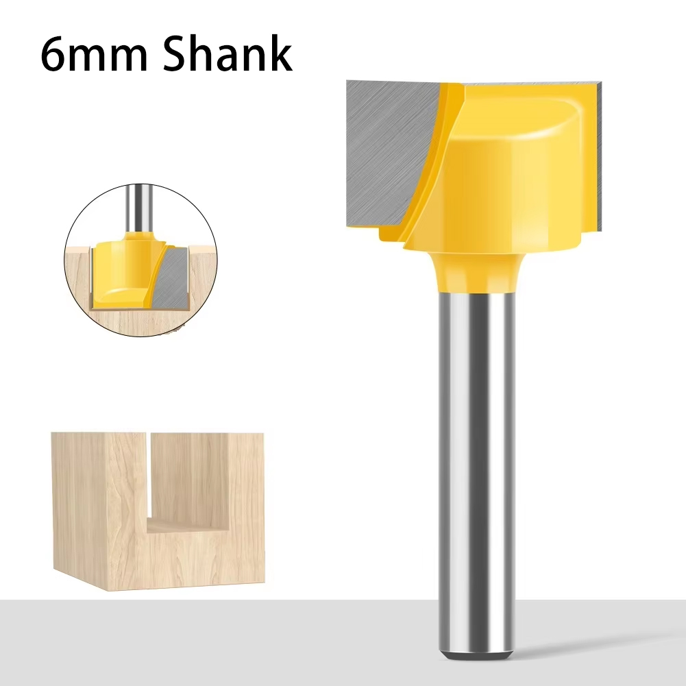 Woodworking Rabbet - 6mm Shank Bottom Cleaning Router Bit