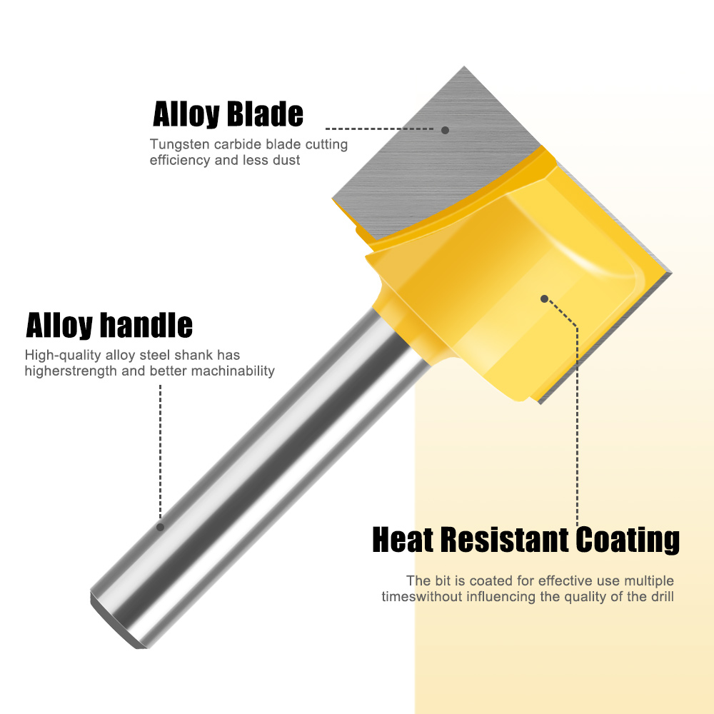 6mm Shank Bottom Cleaning Rout - Woodworking Rabbet recension och pris