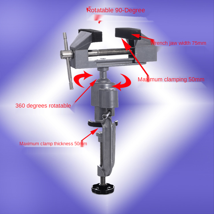 Table Vise 360 Degree Rotating - Woodworking Vise Types recension och pris