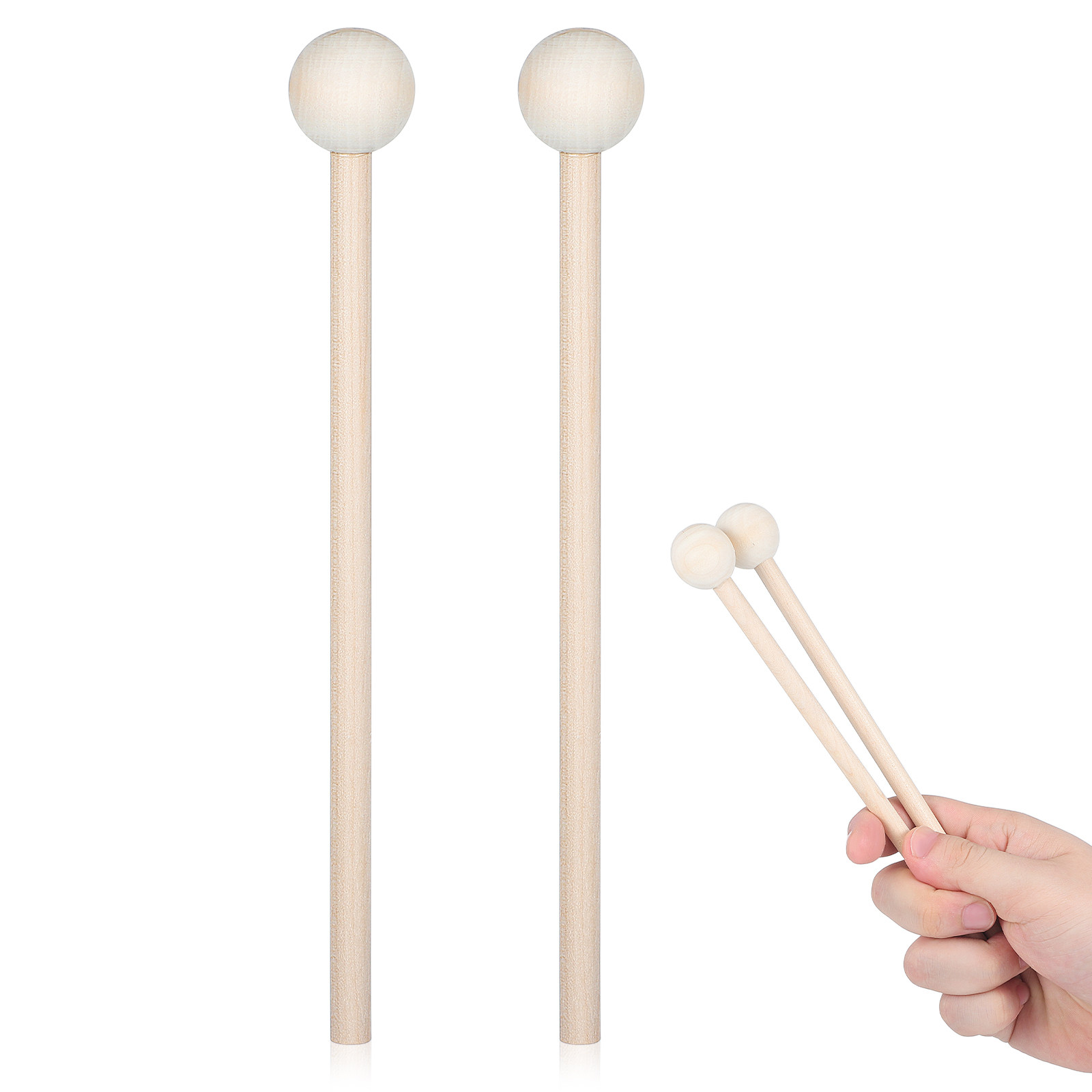 2Pcs Eco Friendly Wooden Xylop - Woodworking Xylophone recension och pris
