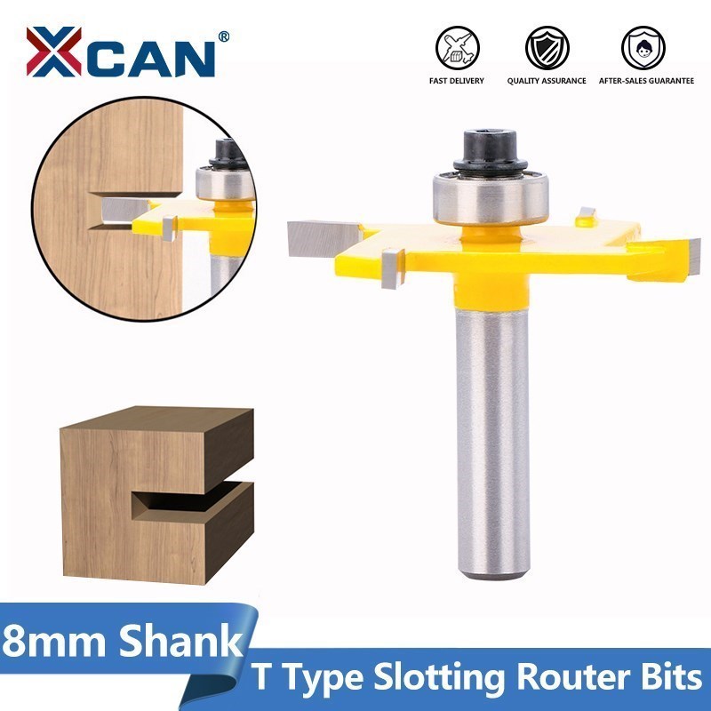 XCAN Router Bits T Type Slotti - Woodworking Rabbet recension och pris