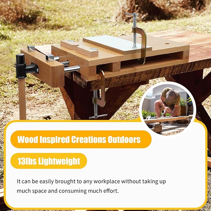 Hard Wood Work Bench Woodworki - Woodworking Vise Types recension och pris