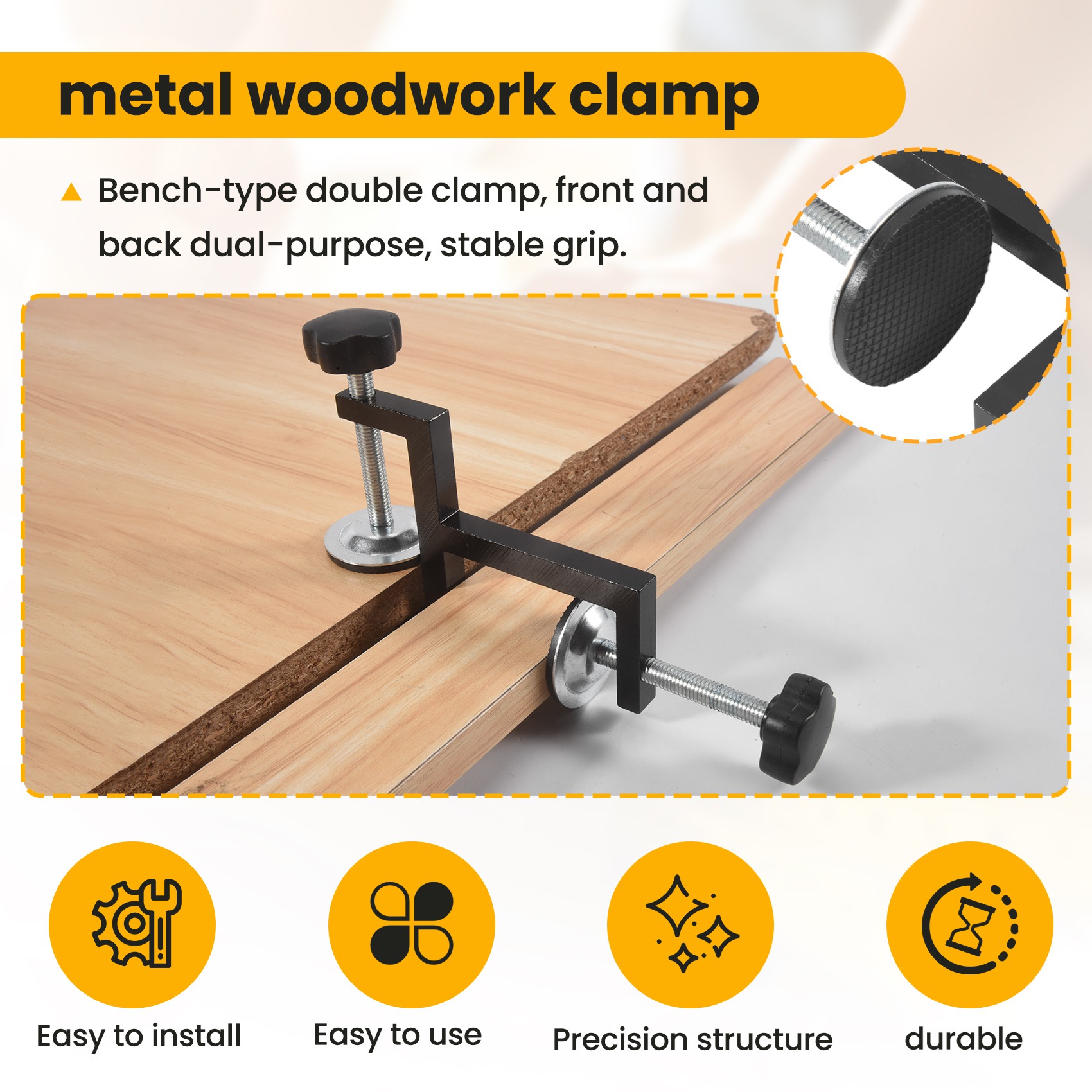 A93Z Strong Y-Type Clamp Woodw - Woodworking Vise Types recension och pris