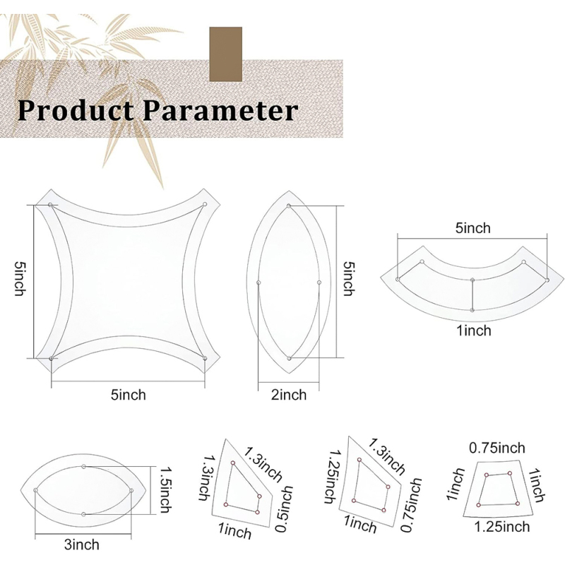 7 Shapes Double Wedding Ring A - Woodworking Templates recension och pris