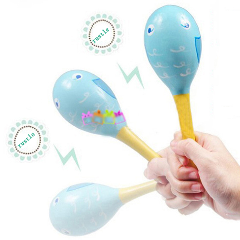 1/2pcs Colorful Wooden Maracas - Woodworking School recension och pris