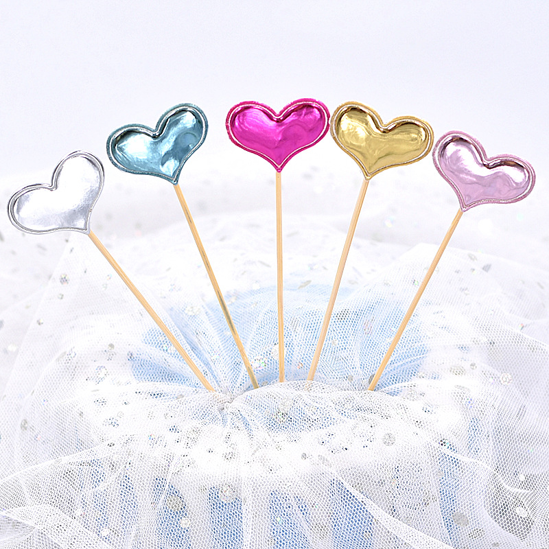 50pcs Cake Topper Crown Heart  - Woodworking School recension och pris