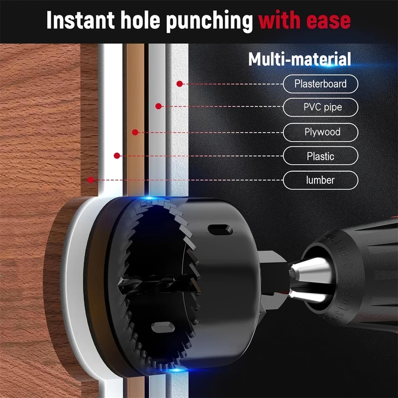 8pcs Woodworking Hole Saw Kit  - Woodworking Saw recension och pris
