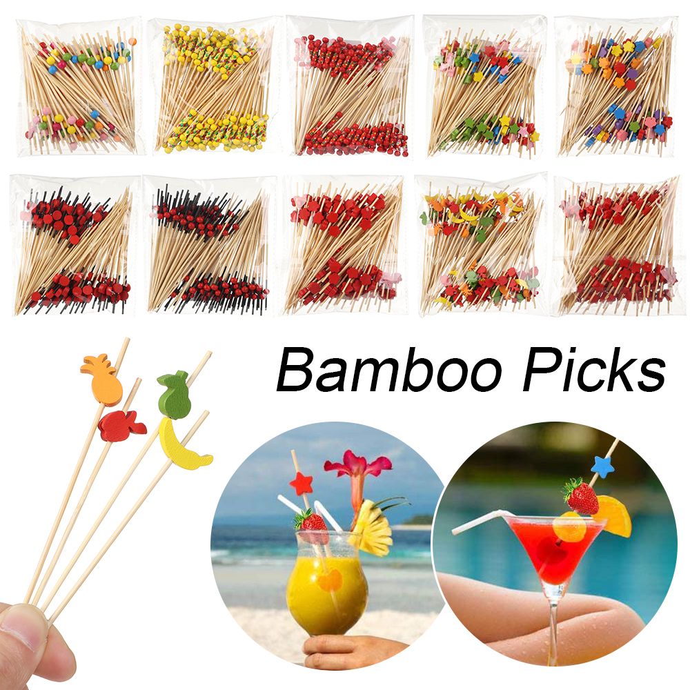 100Pcs Disposable Bamboo Picks - Woodworking School recension och pris
