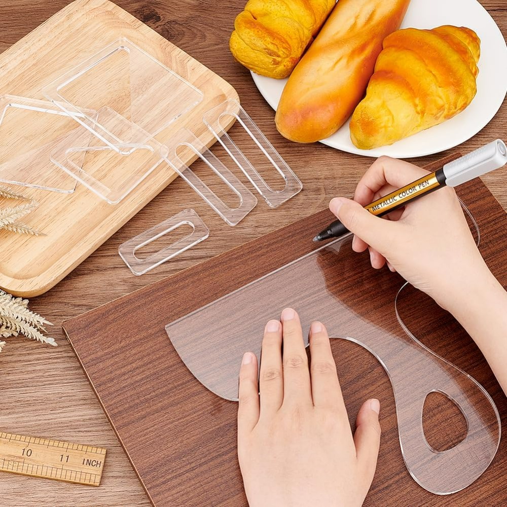 7Pcs Charcuterie Template Acry - Woodworking Company recension och pris
