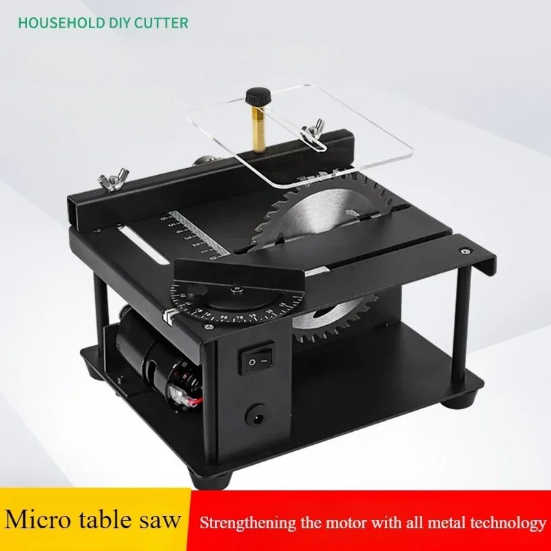 Micro Small Table Saw DIY Wood - Woodworking Electric Saw recension och pris