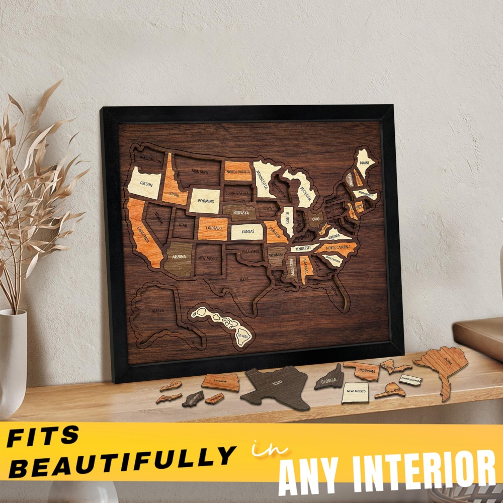 Customizable Wooden USA Travel - Woodworking Usa recension och pris