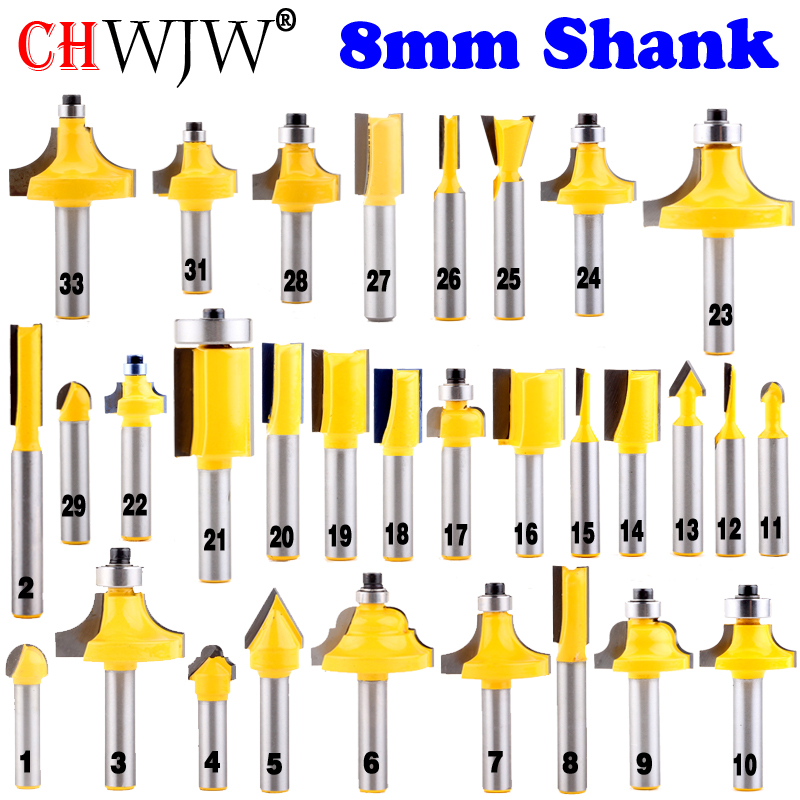 1pc 8mm Shank wood router bit  - Woodworking Usa recension och pris