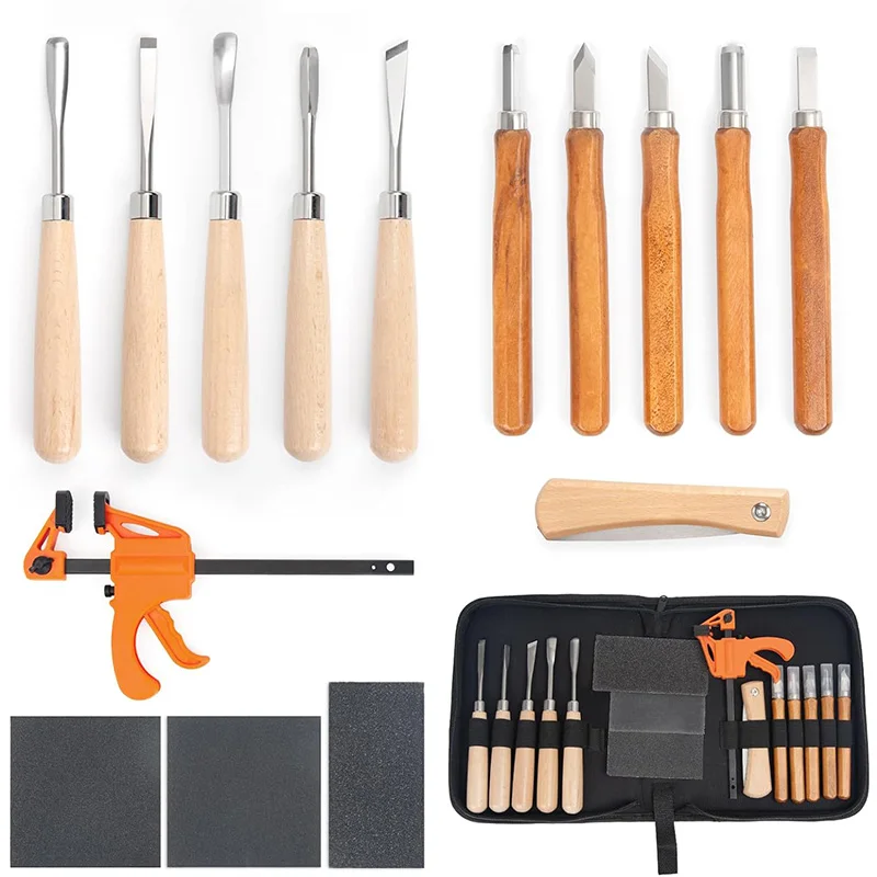 Wood Carving Kit 15Pcs Wood Ca - Woodworking Kits For Adults recension och pris