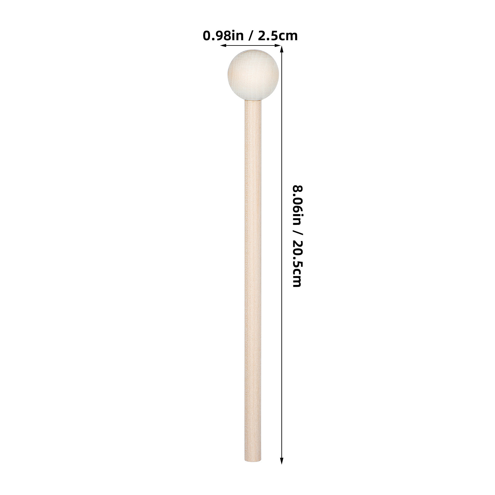2Pcs Wooden Xylophone Mallets  - Woodworking Xylophone recension och pris