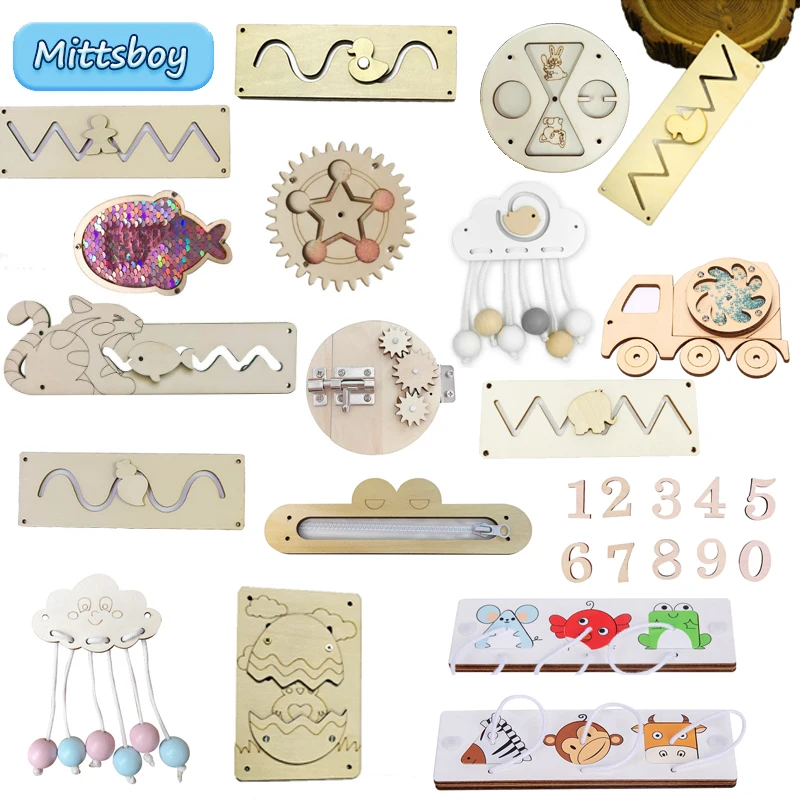 DIY Busy Board Montessori Educ - Woodworking Usa recension och pris