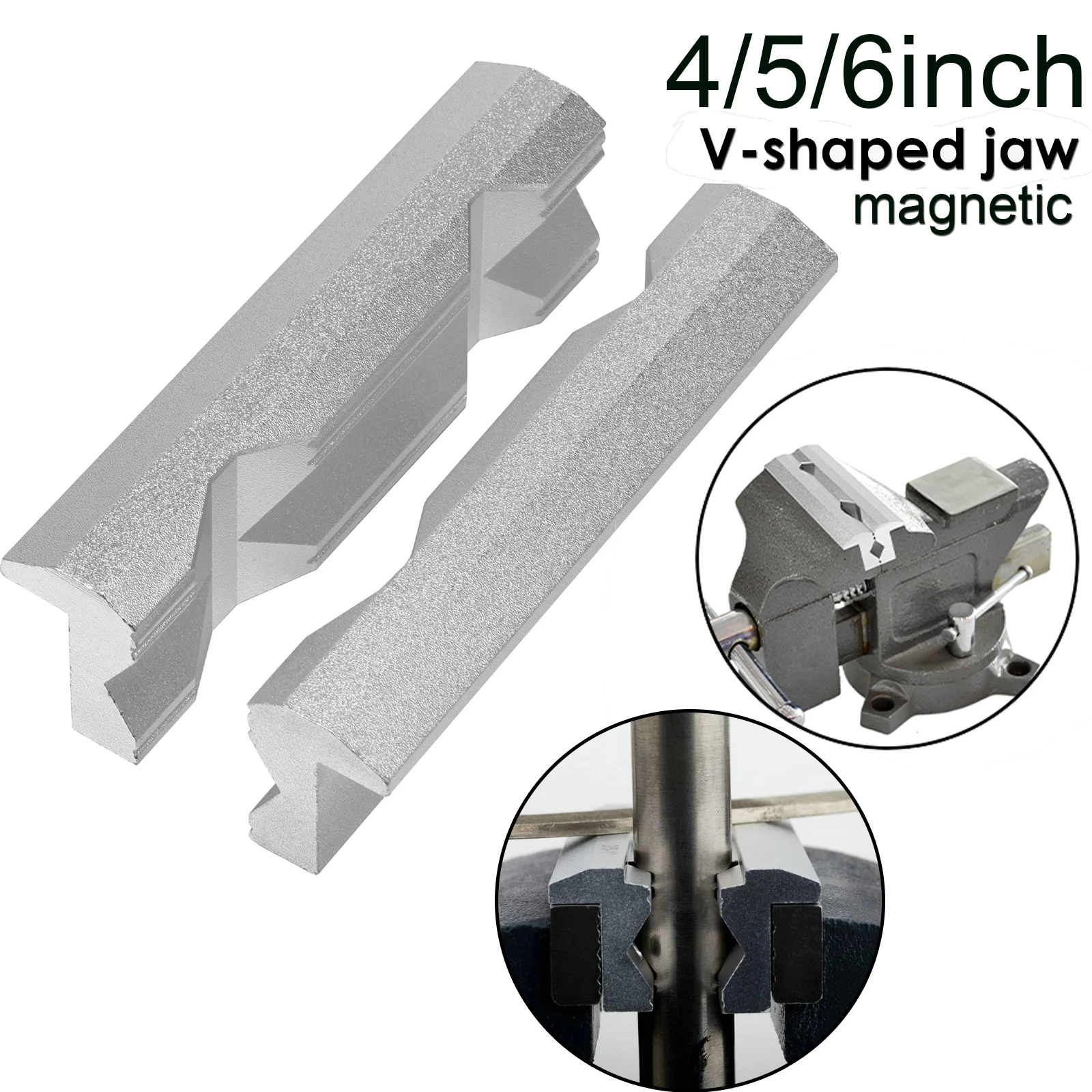 Magnetic Vise Jaws 4/5/6inch V - Woodworking Vise Types recension och pris