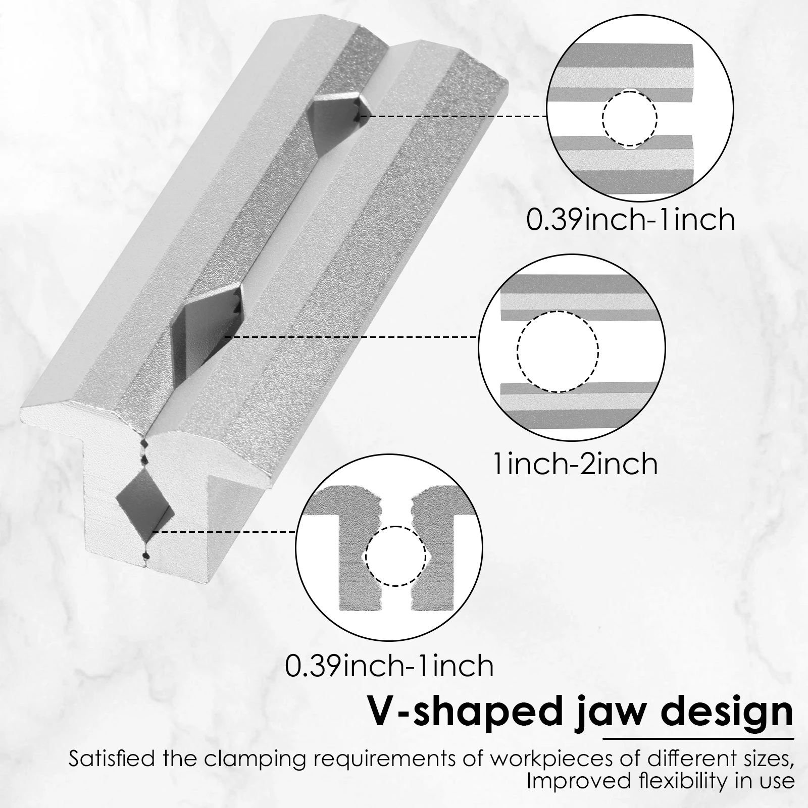 Magnetic Vise Jaws 4/5/6inch V - Woodworking Vise Types recension och pris