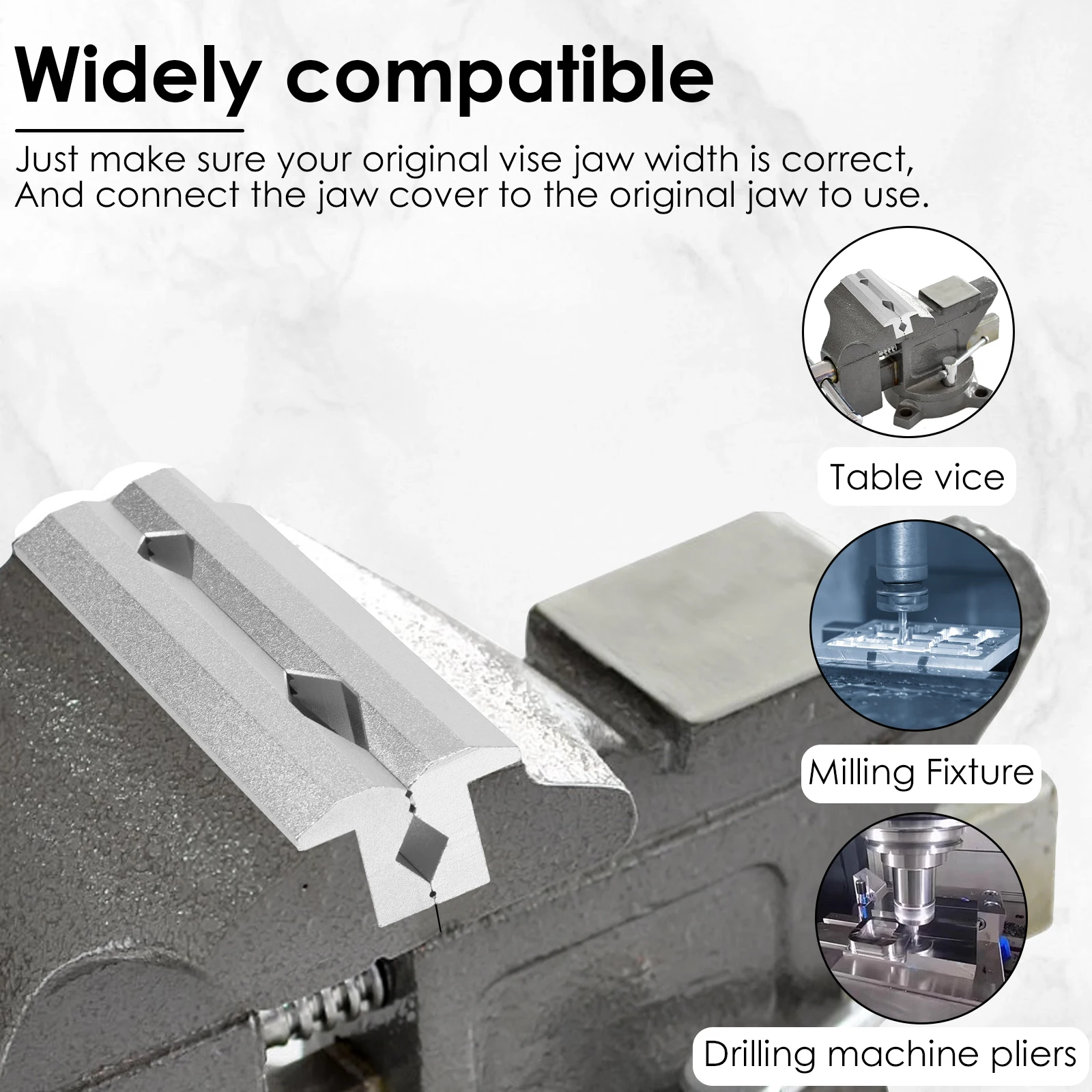 Magnetic Vise Jaws 4/5/6inch V - Woodworking Vise Types recension och pris