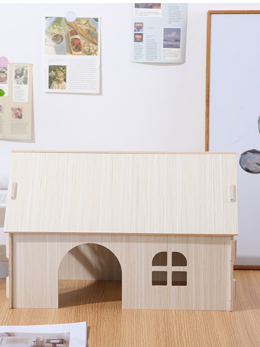 Dragon Cat Wooden Nest House D - Woodworking Rabbet recension och pris