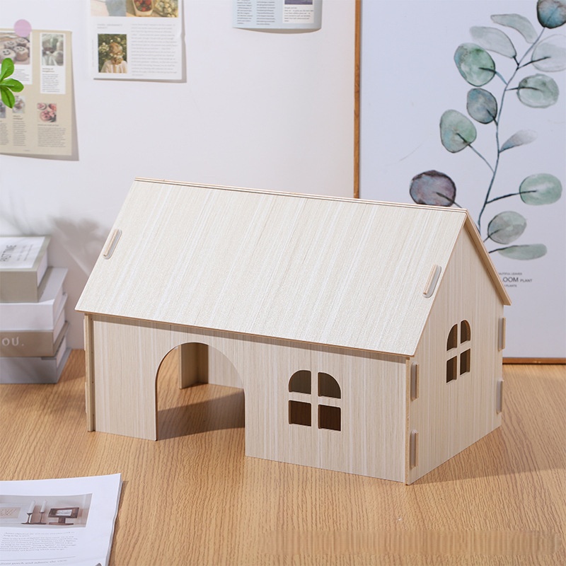 Dragon Cat Wooden Nest House D - Woodworking Rabbet recension och pris