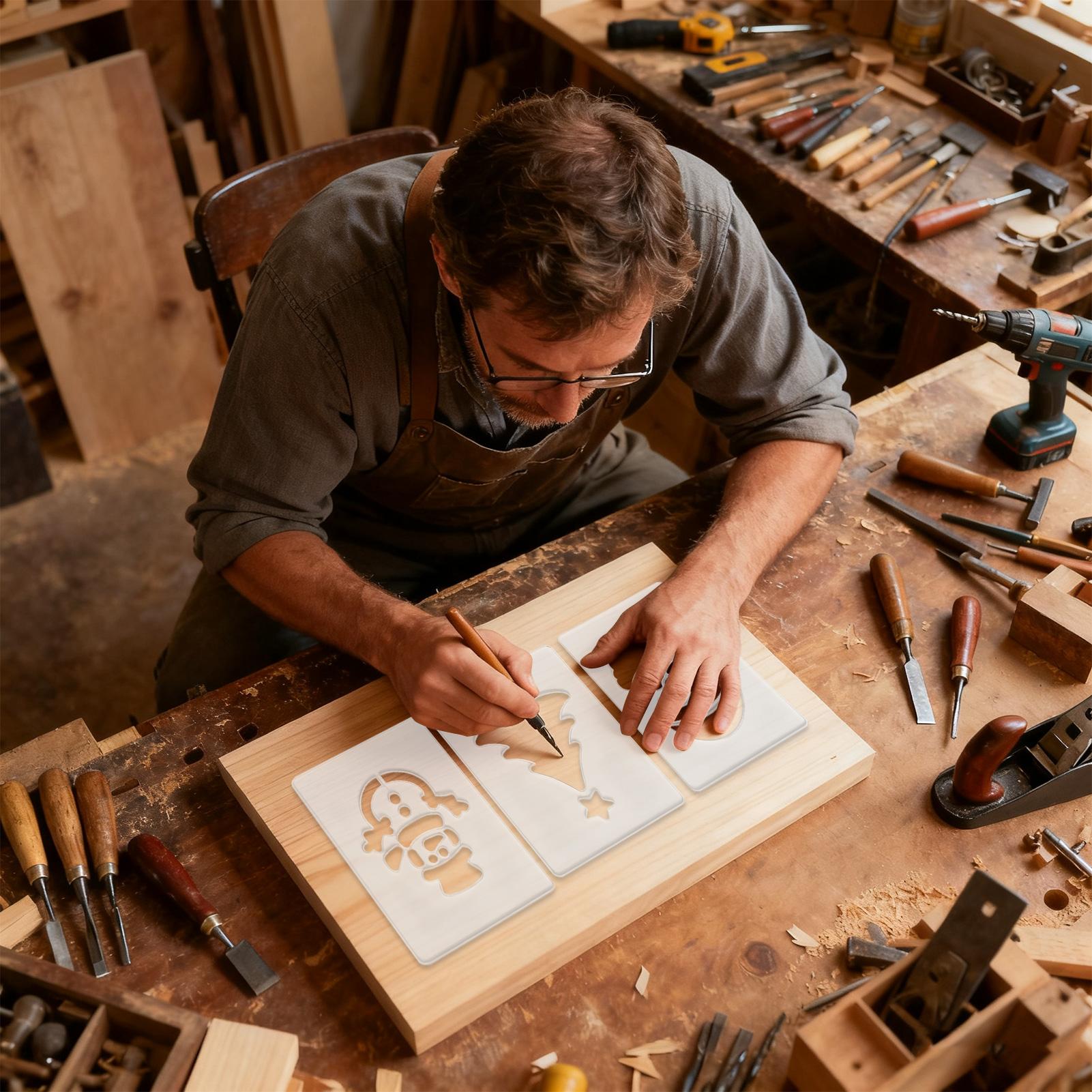 Christmas Stencil Portable Woo - Woodworking Templates recension och pris