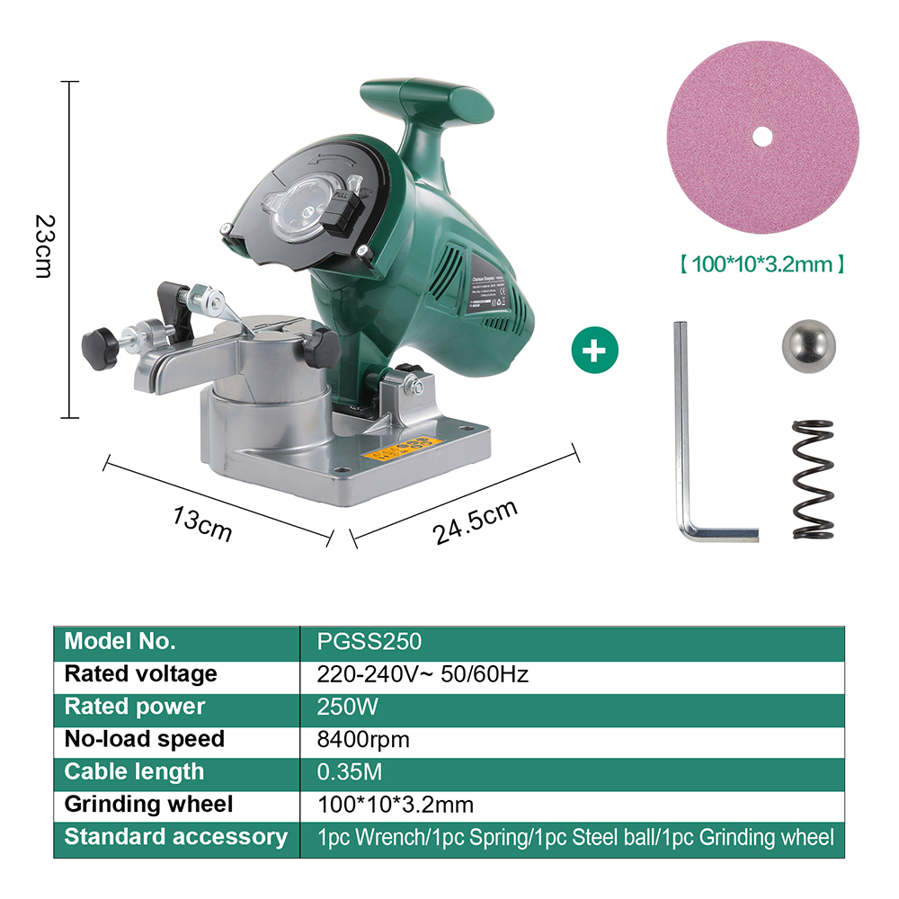 POSENPRO 250W ChainSaw Sharpen - Woodworking Electric Saw recension och pris