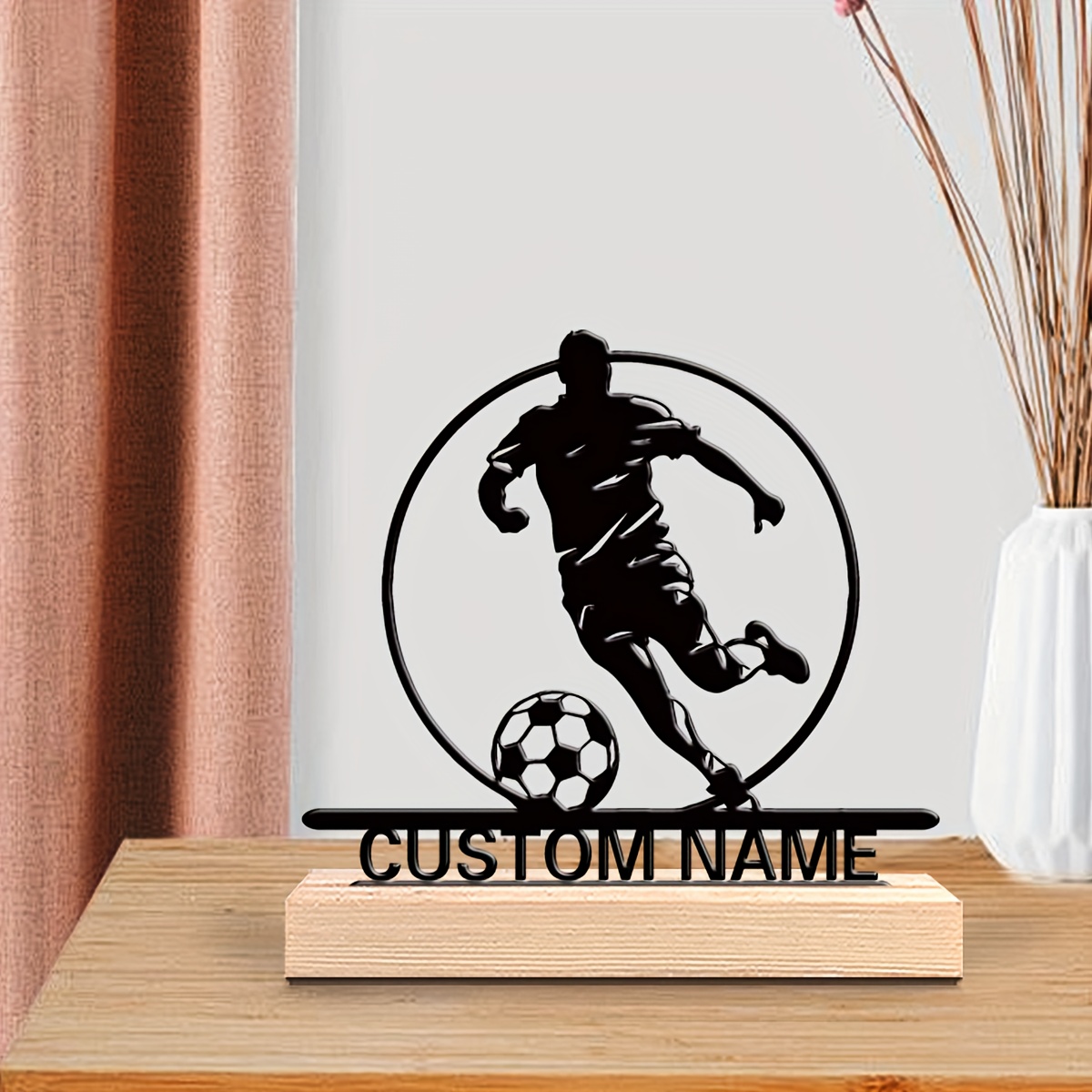 Custom Soccer Player Metal Sta - Woodworking School recension och pris