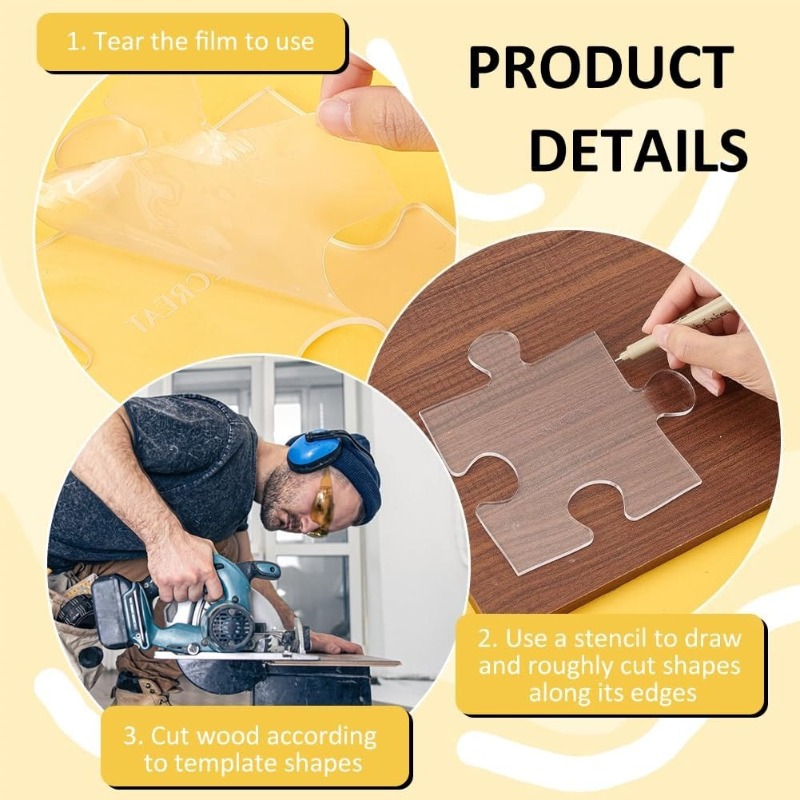 Acrylic Puzzle Woodworking Tem - Woodworking Templates recension och pris