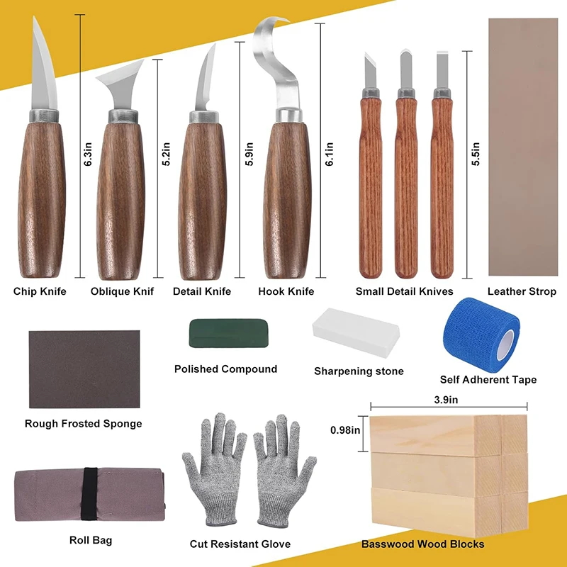 Wood Carving Kit Wood Carving  - Woodworking Kits For Adults recension och pris