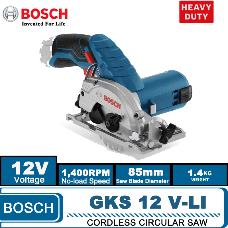BOSCH GKS 12V-LI Electric Circ - Woodworking Electric Saw recension och pris