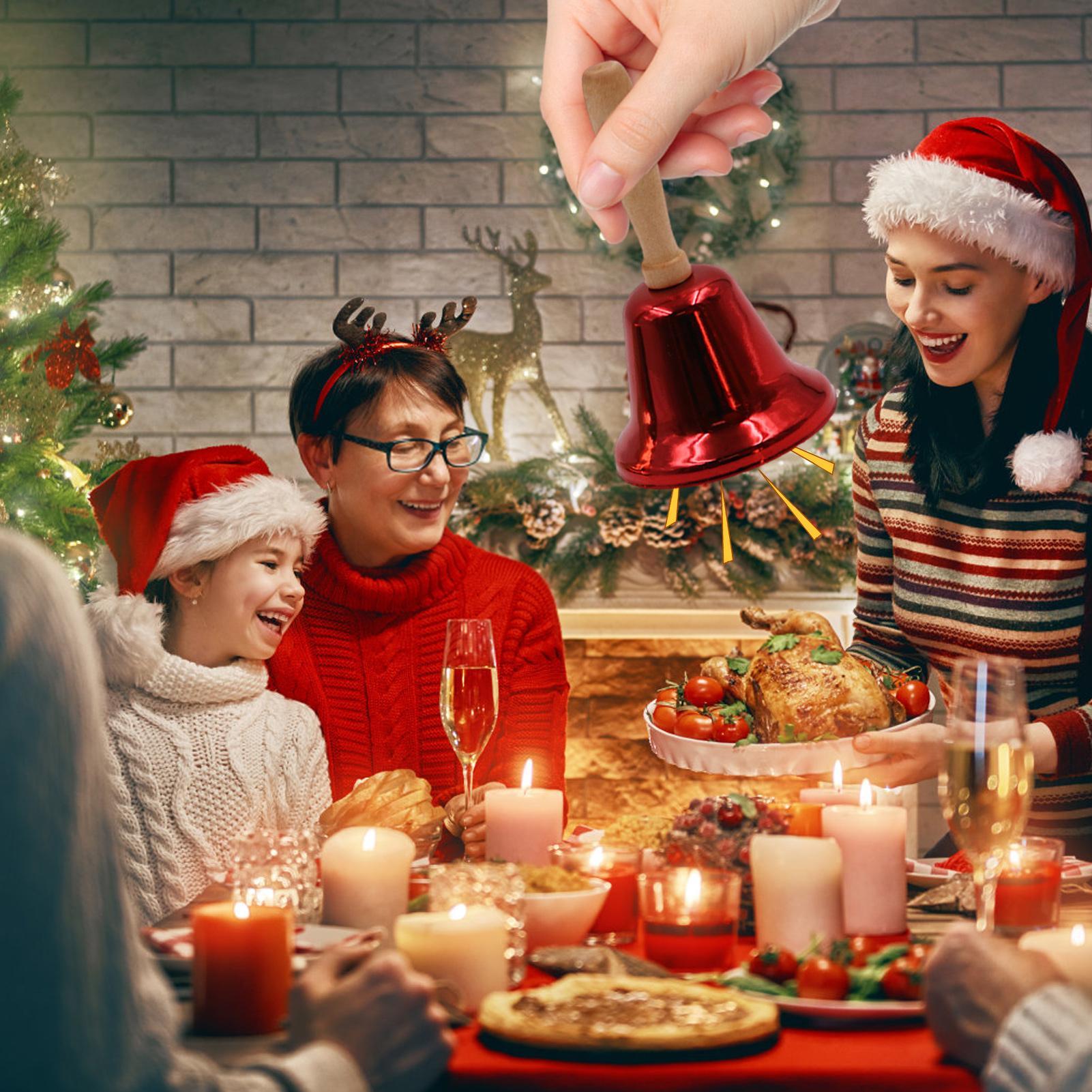 Christmas Hand Bell Santa Clau - Woodworking School recension och pris