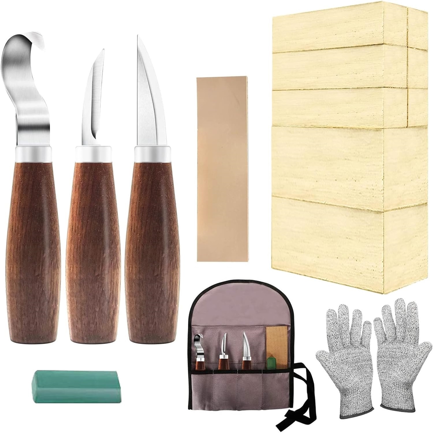 Wood Carving Beginner Kit with - Woodworking Kits For Adults recension och pris