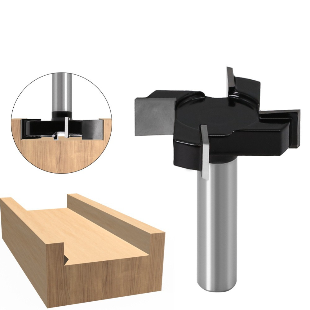 4‑Flute T‑Slot Router Bit Carb - Woodworking Rabbet recension och pris