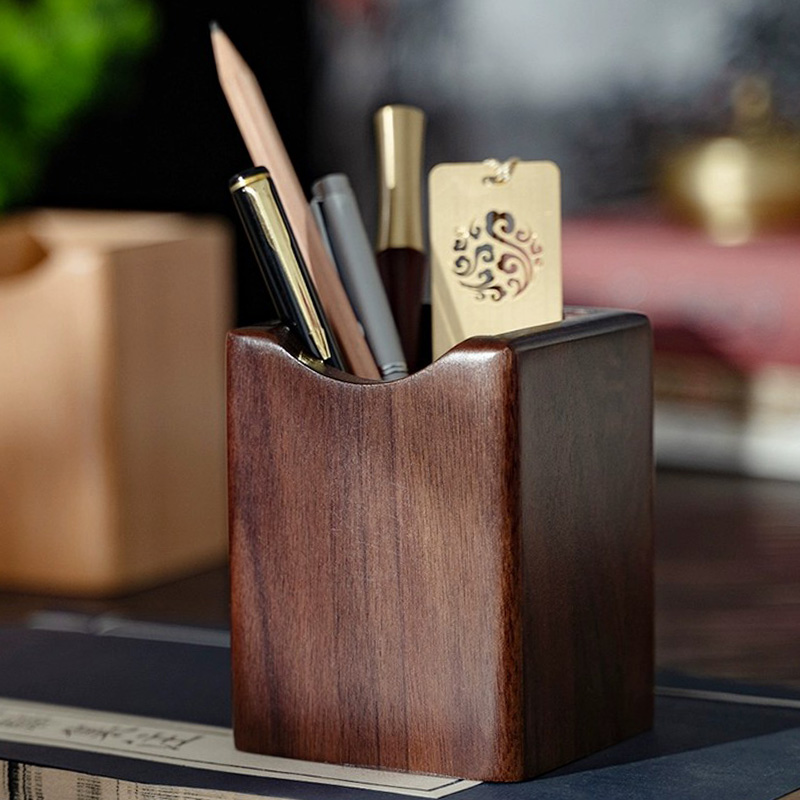 Natural Walnut Pen Holder Wood - Woodworking School recension och pris