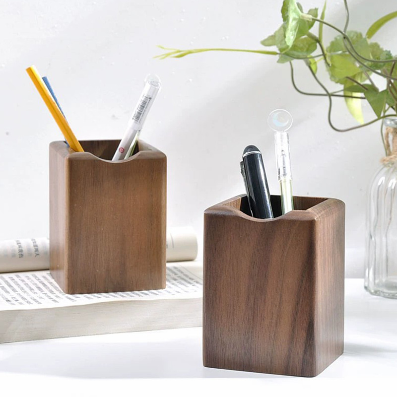 Natural Walnut Pen Holder Wood - Woodworking School recension och pris