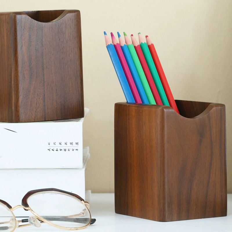 Natural Walnut Pen Holder Wood - Woodworking School recension och pris