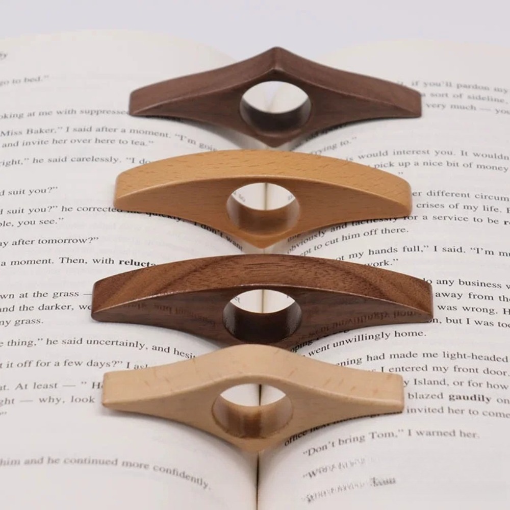 Solid Wood Thumb Book Support  - Woodworking School recension och pris