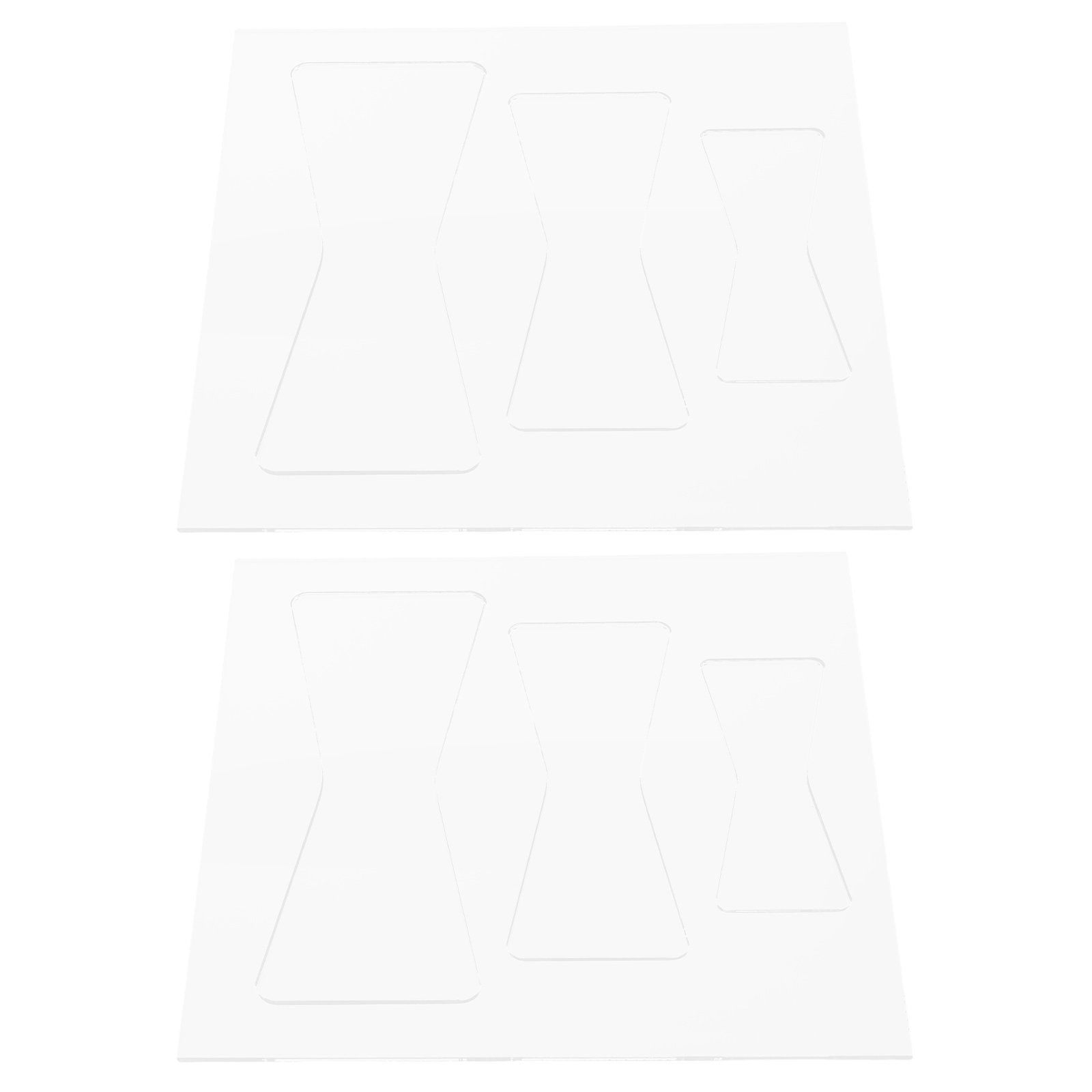 2Pcs Acrylic Woodworking Templ - Woodworking Templates recension och pris