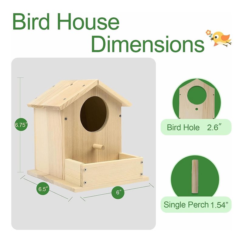 A76I-Bird House Kits For Adult - Woodworking Kits For Adults recension och pris