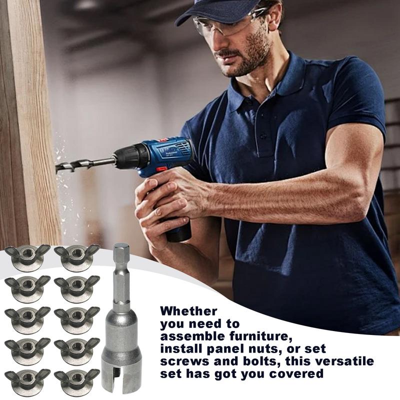 Wing Nut Kit 1/4-Inch Steel Er - Woodworking Kits For Adults recension och pris